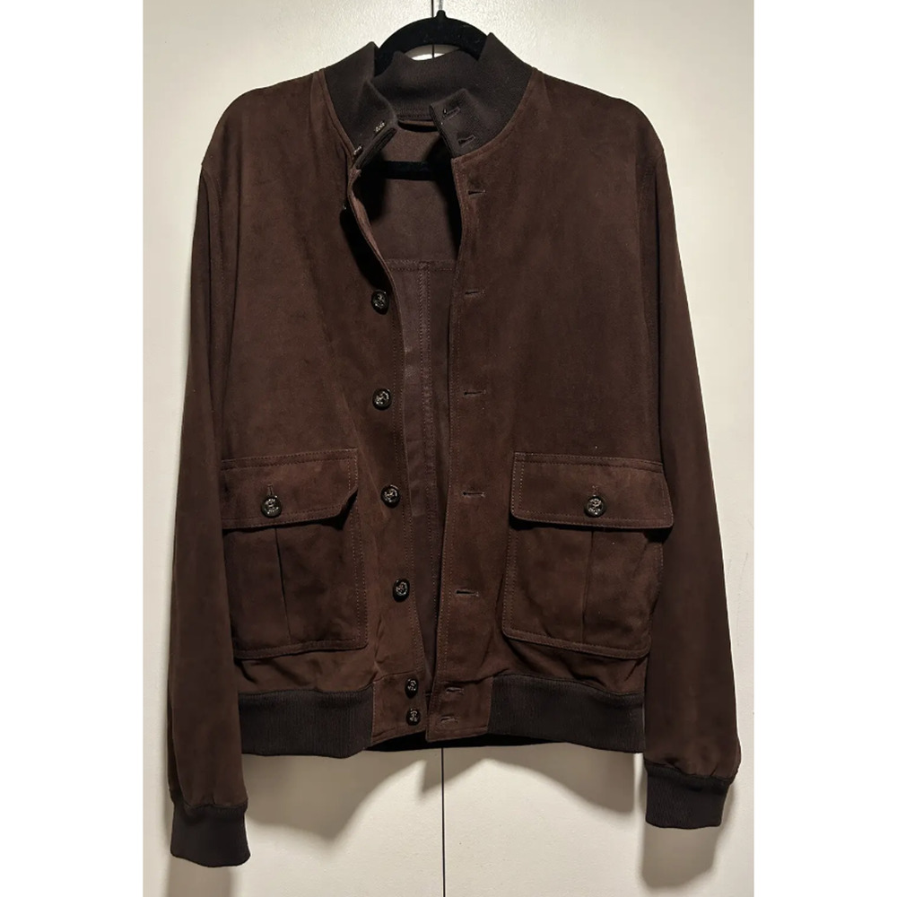 VALSTAR VALSTARINO Light and soft suede Chocolate jacket